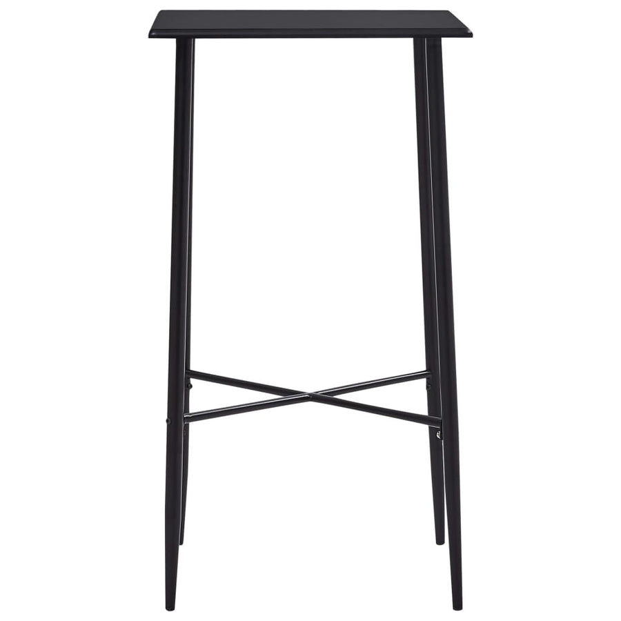Barbord, svart, 60x60x111 cm, MDF