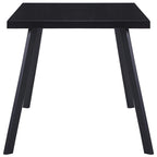 Matbord, svart, 180x90x75 cm, härdat glas