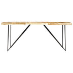 Matbord 180x90x76 cm massivt mangoträ