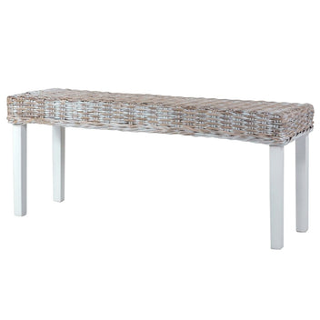 Penkki 110 cm valk. luonnollinen kubu-rottinki/täysi mangopuu
