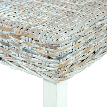 Penkki 110 cm valk. luonnollinen kubu-rottinki/täysi mangopuu