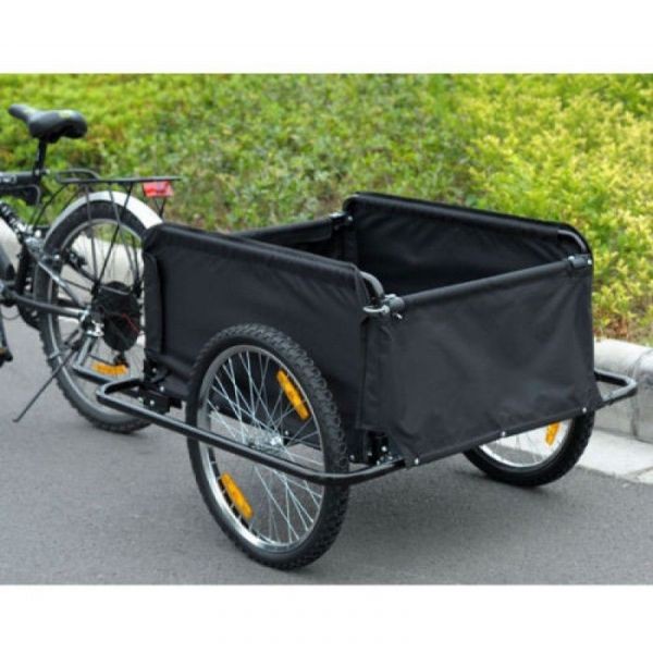 Pyöräilykärry (punainen/musta)