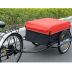 Pyöräilykärry (punainen/musta)
