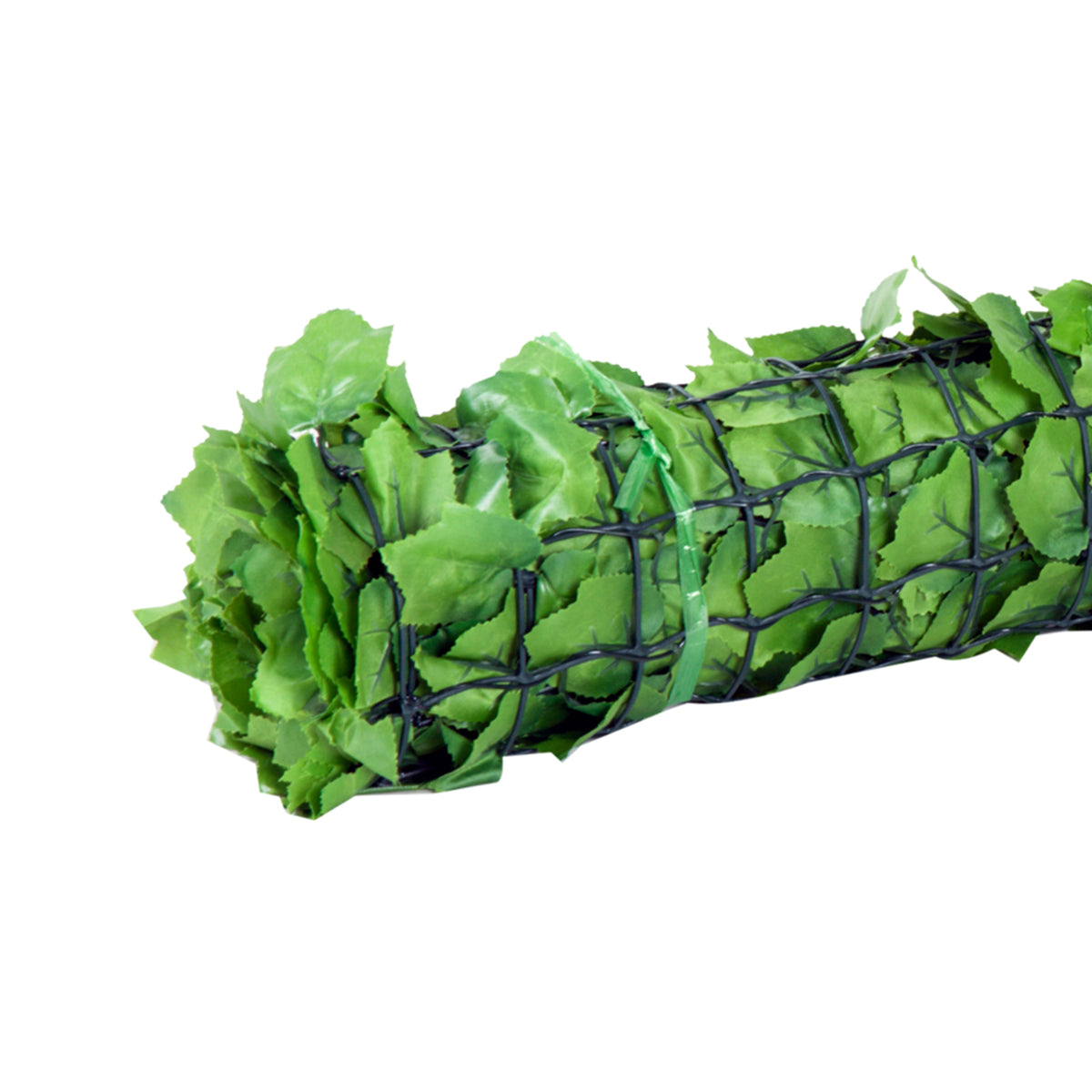 Tekolehtiaita näkösuojaksi, vaahteranlehti, 300 x 100 cm, vaaleanvihreä