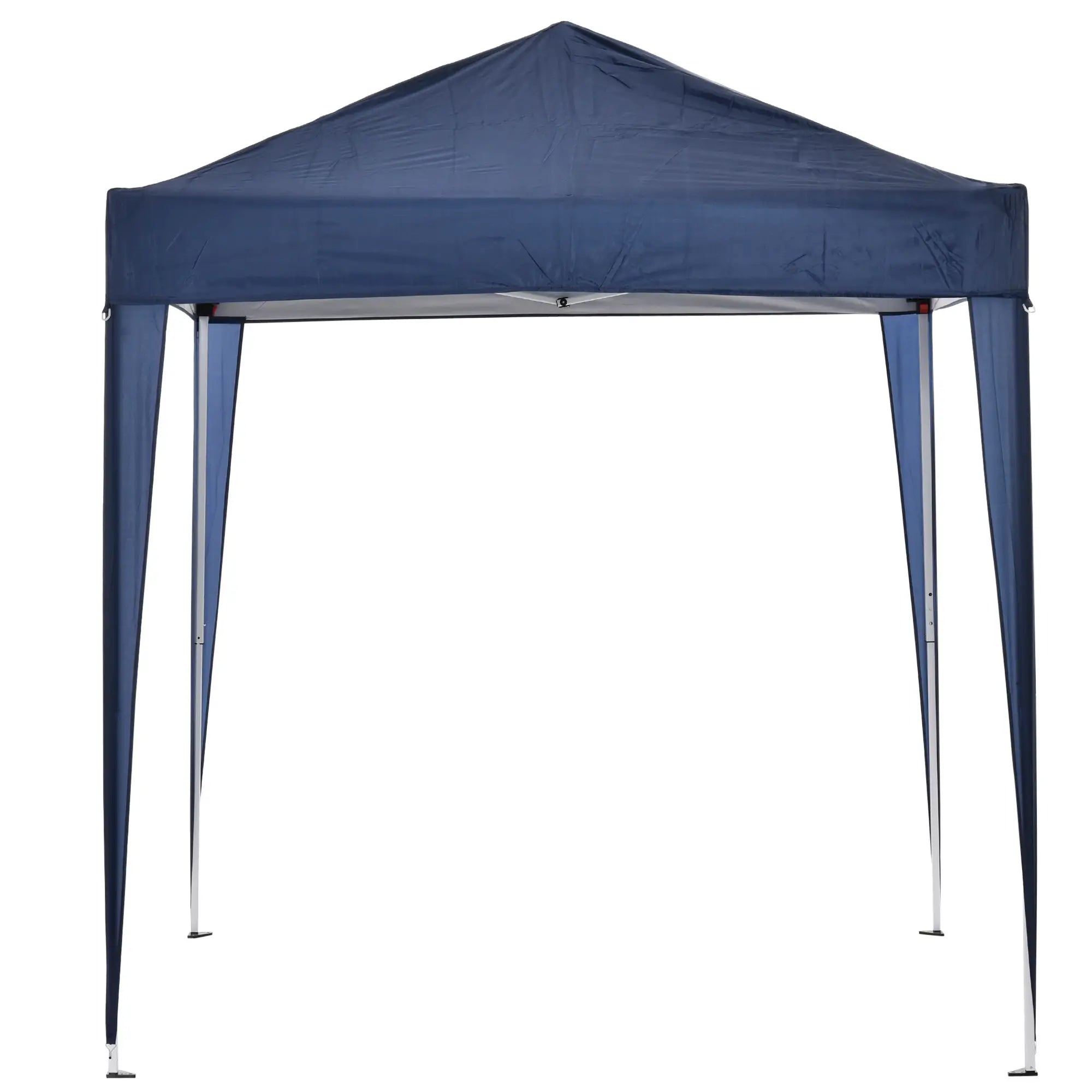 Pop up -paviljonki 2 x 2 m, 4 irrotettavaa sivuseinää ja kantolaukku, sininen
