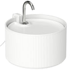 Keraaminen juoma-automaatti kissalle, 2,2 l, valkoinen