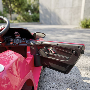 Lasten sähköauto Audi R8 Spyder, litiumakku, kaukosäädin, takajousitus, 3–6 v, pinkki