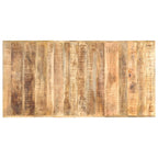 Ruokapöytä 180x90x76 cm täysi karkea mangopuu