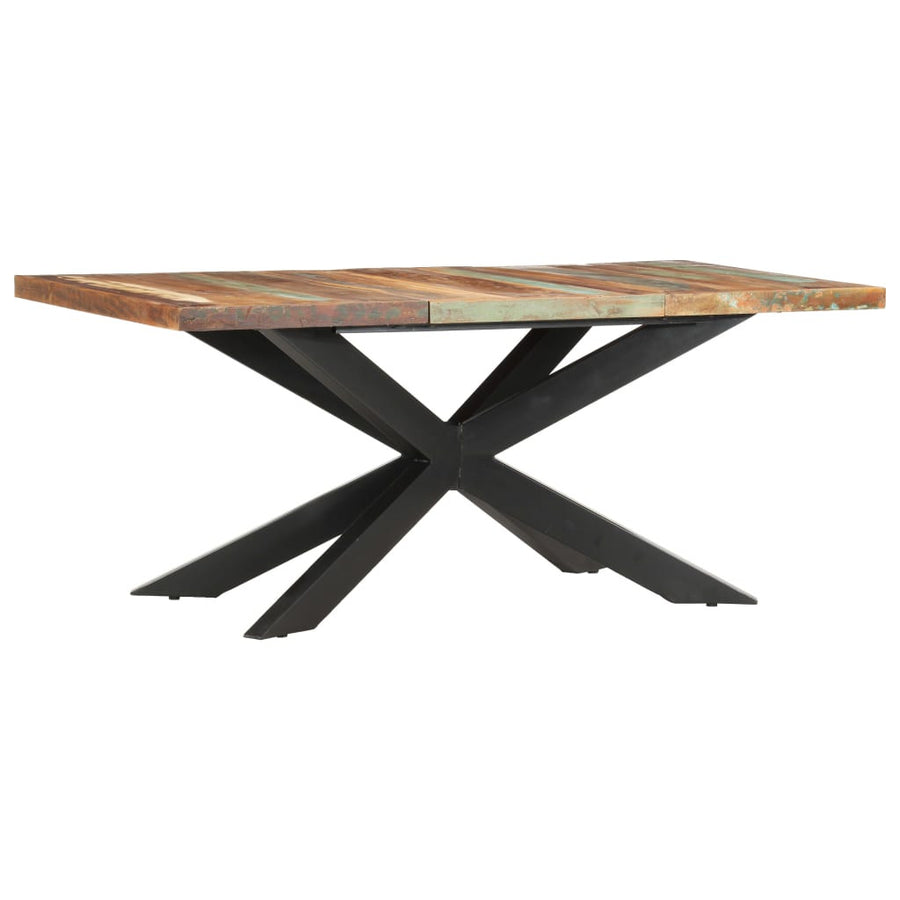 Matbord 180x90x76 cm, helt återvunnet trä