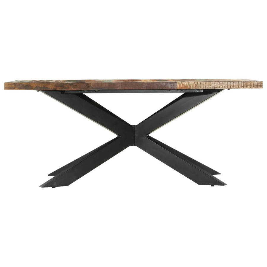 Matbord 180x90x76 cm, helt återvunnet trä