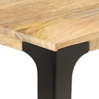 Matbord 160x80x76 cm massivt mangoträ