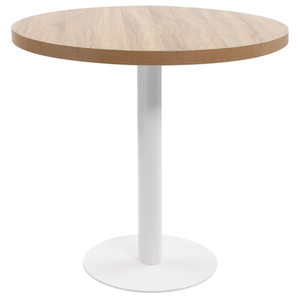 Bistrobord ljusbrunt 80 cm MDF