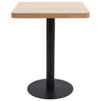 Bistropöytä vaaleanruskea 60x60 cm MDF