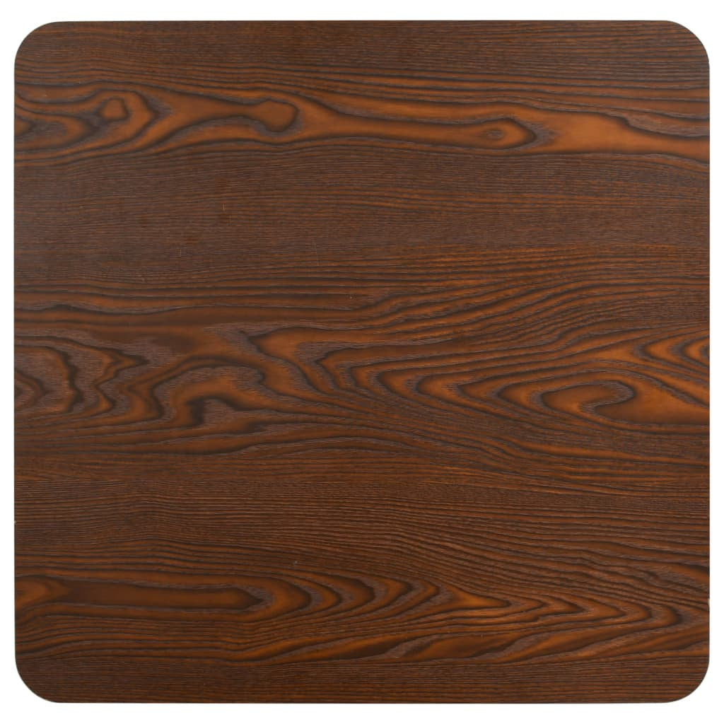 Bistropöytä tummanruskea 60x60 cm MDF