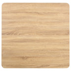 Bistropöytä vaaleanruskea 80x80 cm MDF