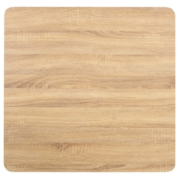 Bistropöytä vaaleanruskea 80x80 cm MDF
