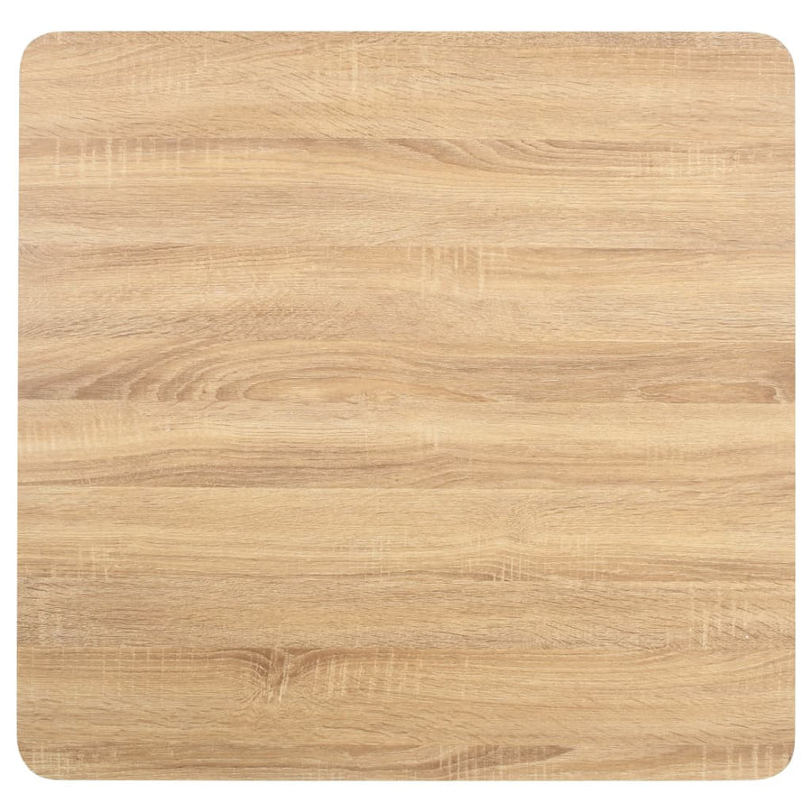 Bistropöytä vaaleanruskea 80x80 cm MDF