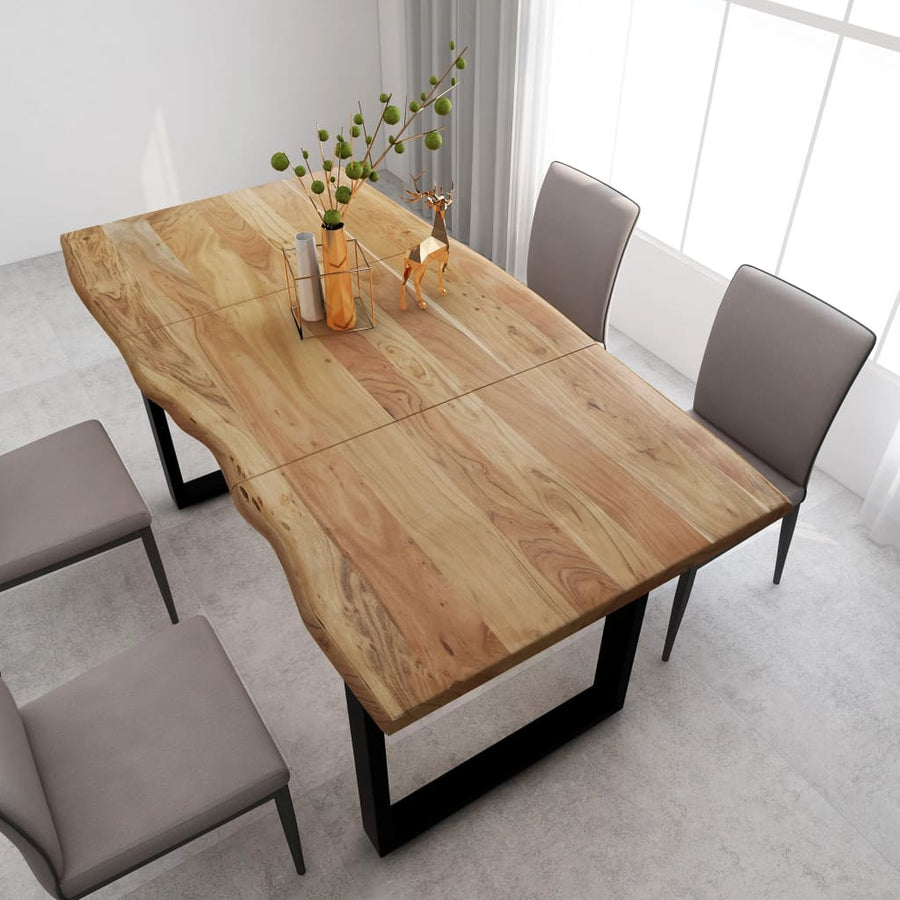 Matbord 180x90x76 cm massivt akaciaträ
