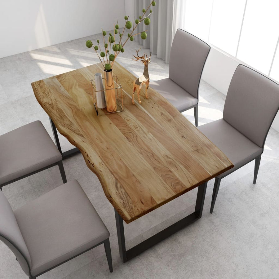 Matbord 160x80x76 cm massivt akaciaträ