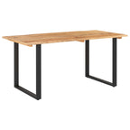 Matbord 160x80x76 cm massivt akaciaträ