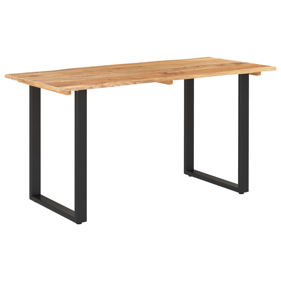 Matbord 140x70x76 cm massivt akaciaträ