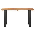 Matbord 140x70x76 cm massivt akaciaträ