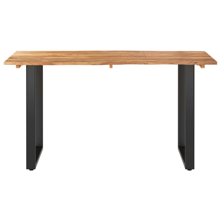 Matbord 140x70x76 cm massivt akaciaträ