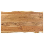 Matbord 140x70x76 cm massivt akaciaträ