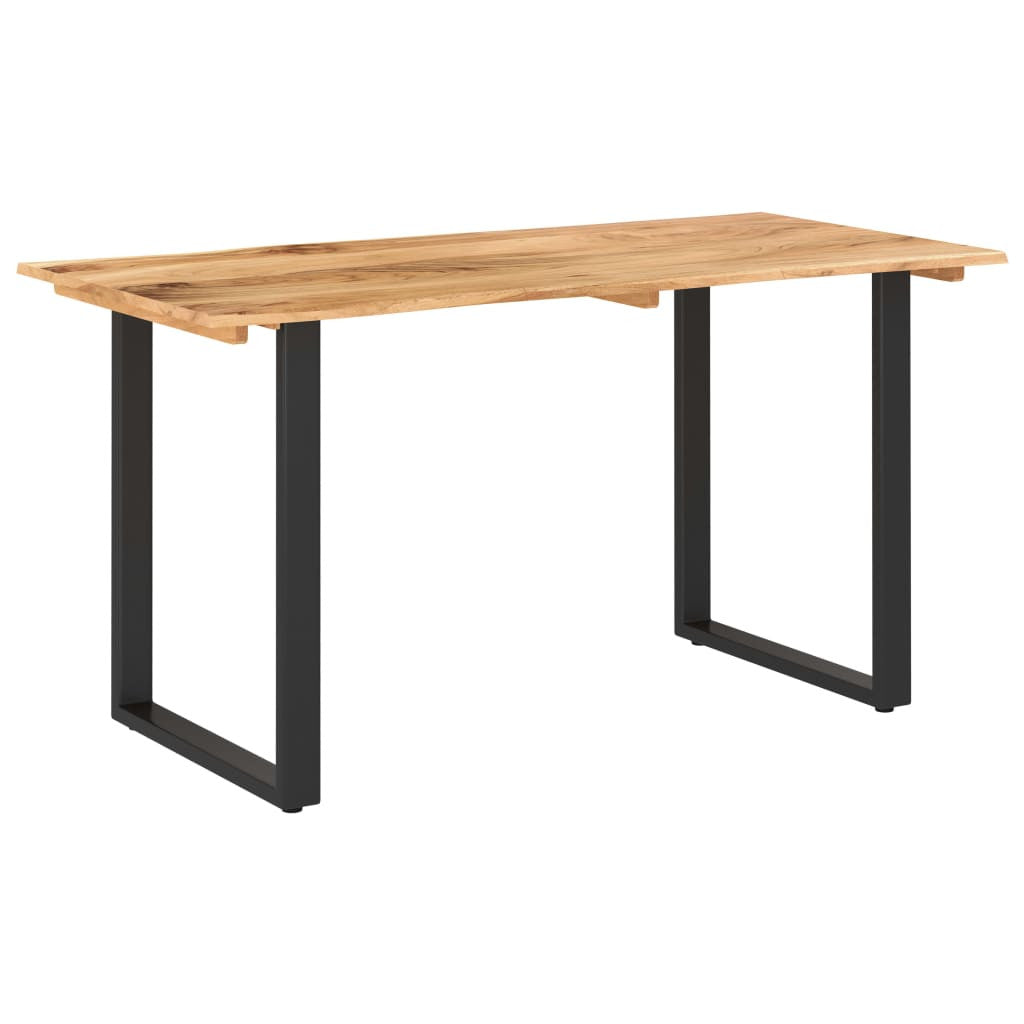 Matbord 140x70x76 cm massivt akaciaträ