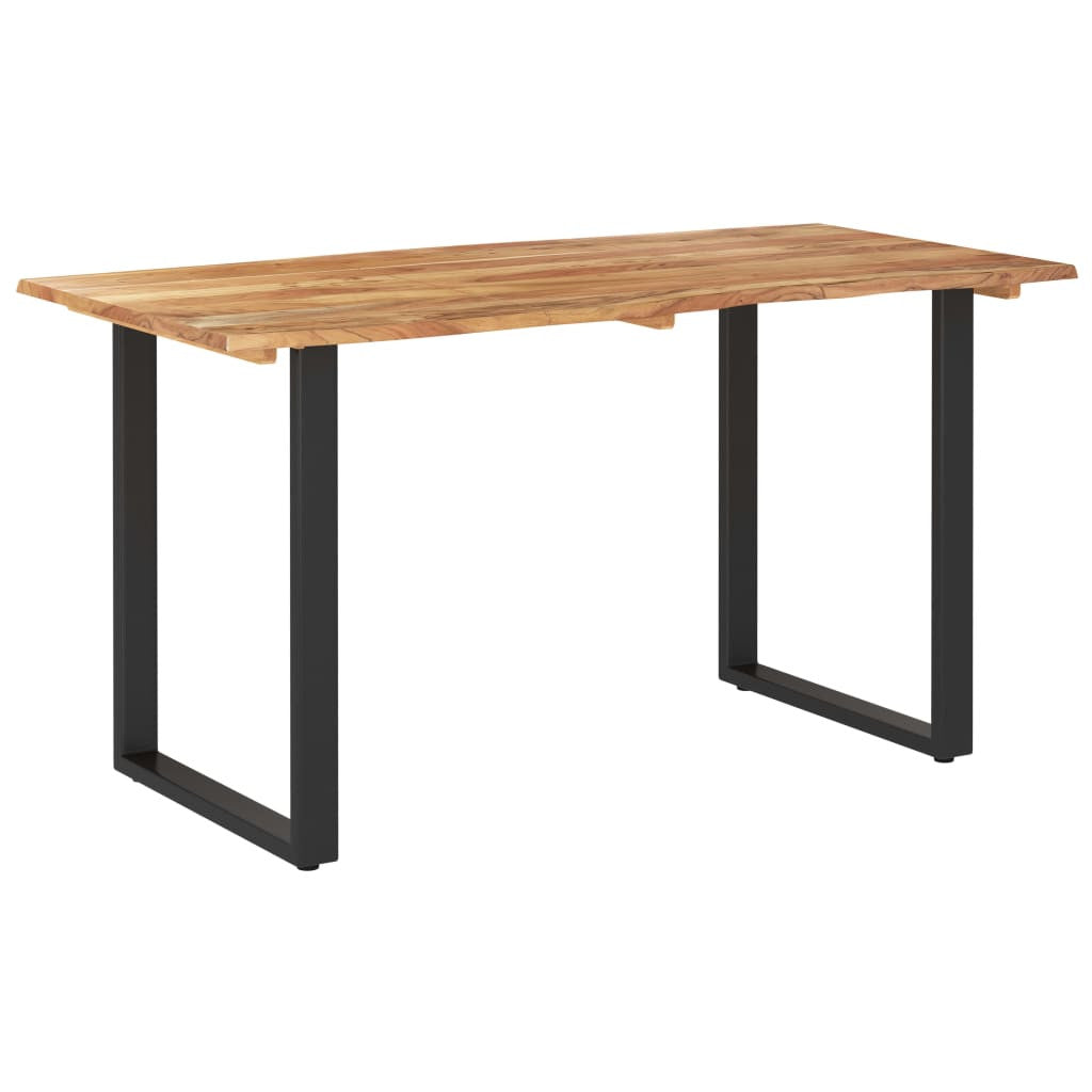 Matbord 140x70x76 cm massivt akaciaträ