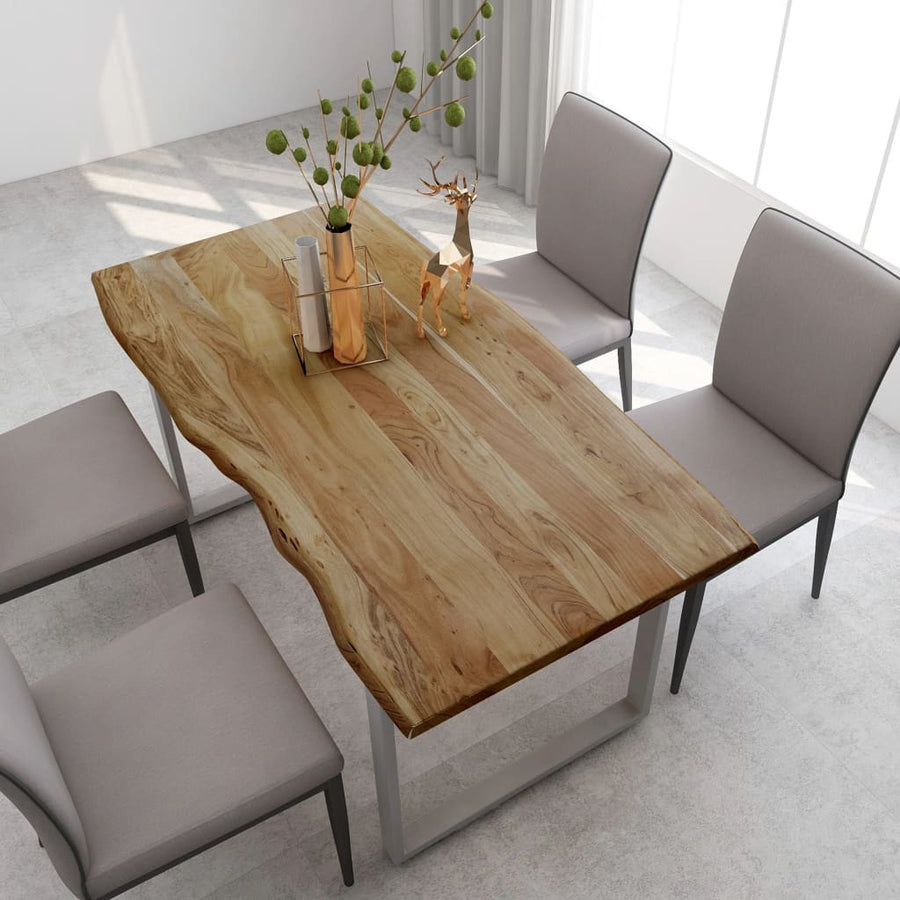 Matbord 160x80x76 cm massivt akaciaträ