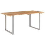 Matbord 160x80x76 cm massivt akaciaträ