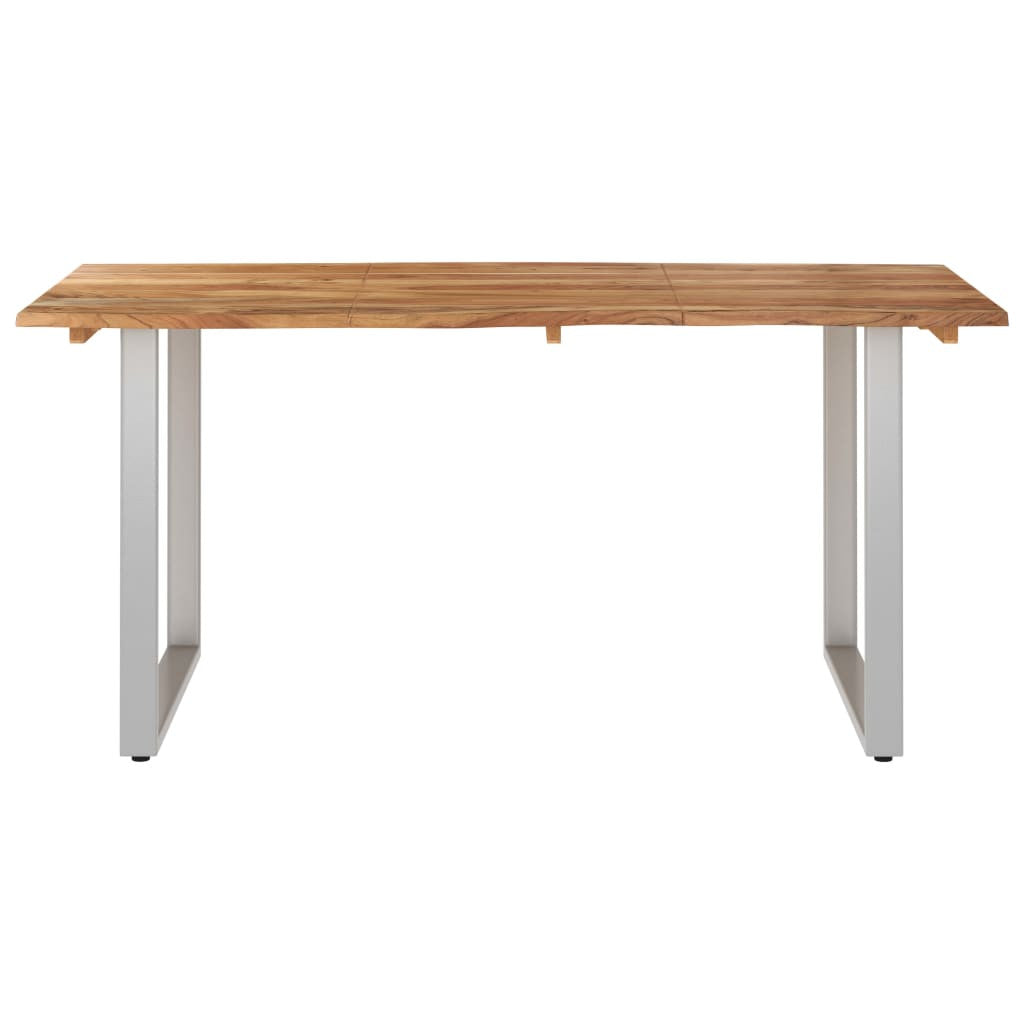 Matbord 160x80x76 cm massivt akaciaträ