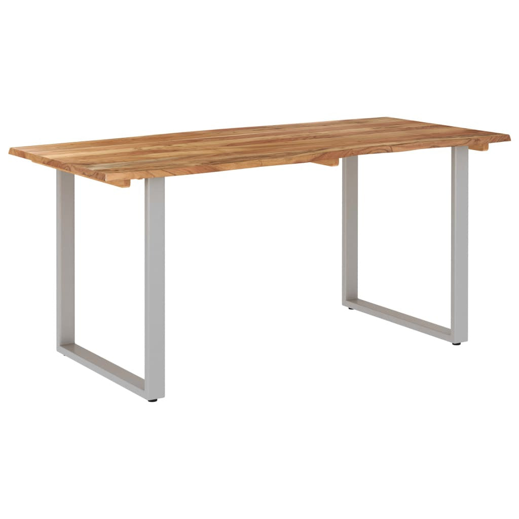 Matbord 160x80x76 cm massivt akaciaträ