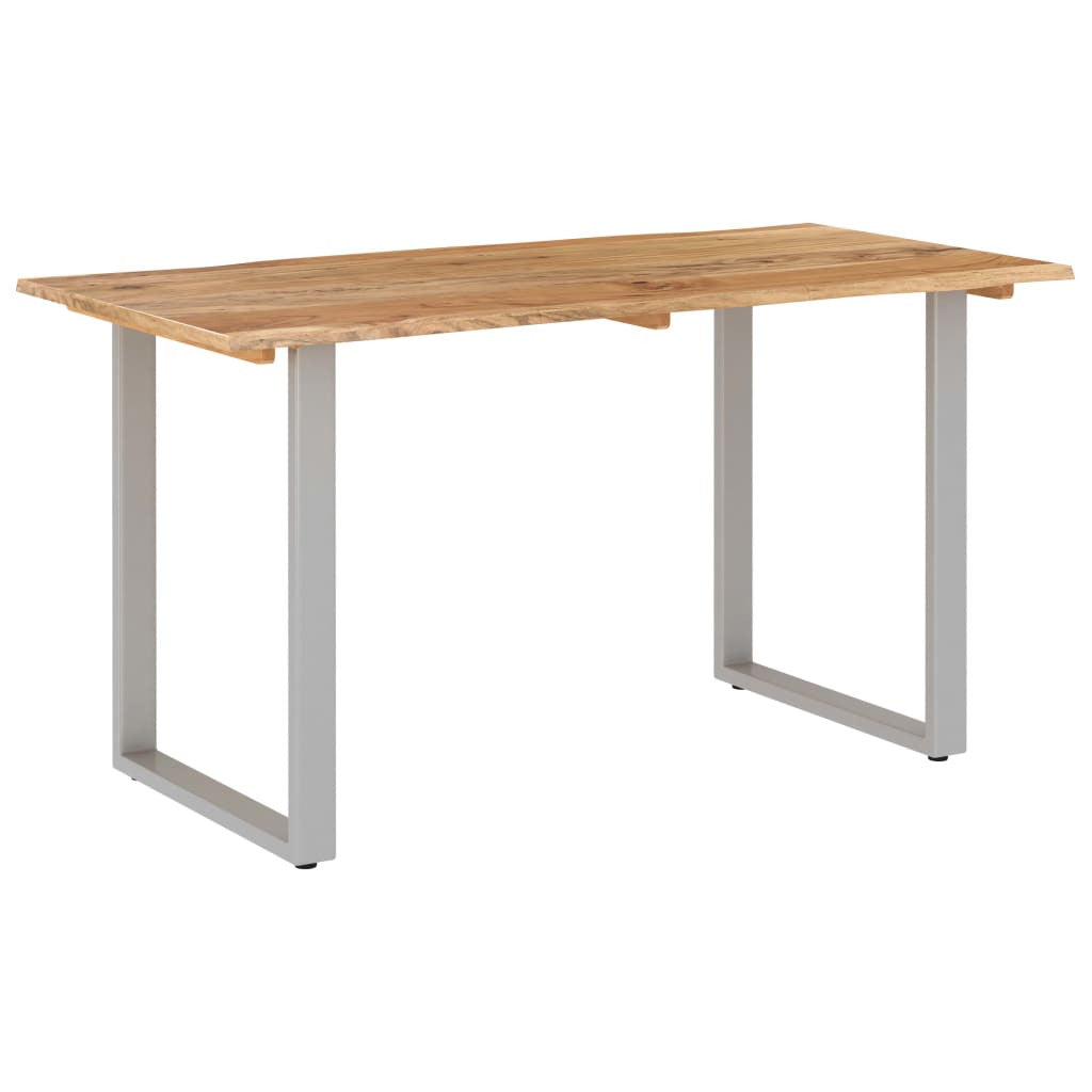 Matbord 140x70x76 cm massivt akaciaträ