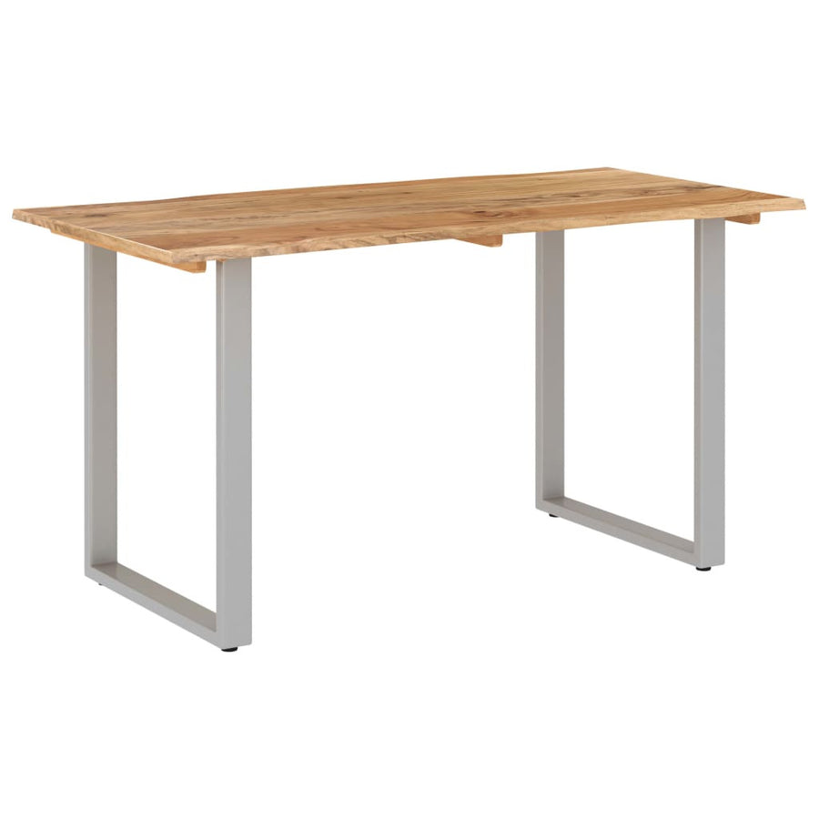 Matbord 140x70x76 cm massivt akaciaträ