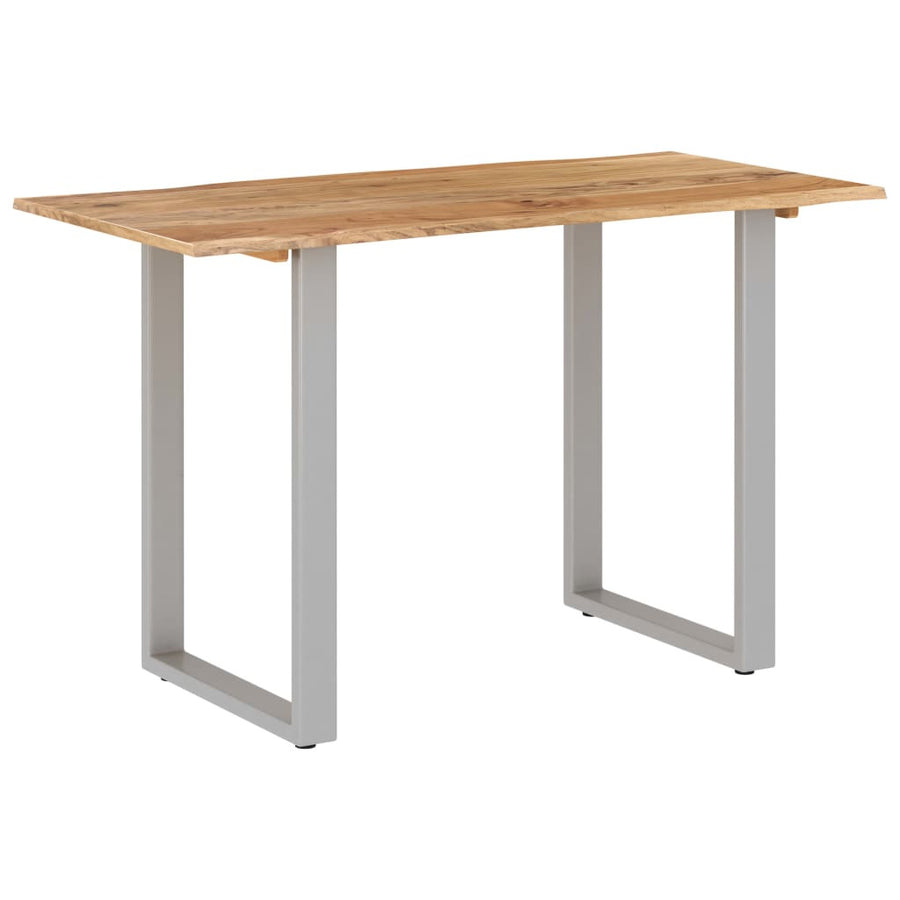 Matbord 118x58x76 cm massivt akaciaträ