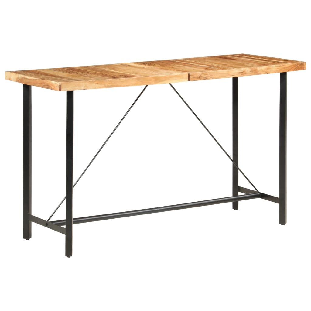 Barbord 180x70x107 cm massivt akaciaträ