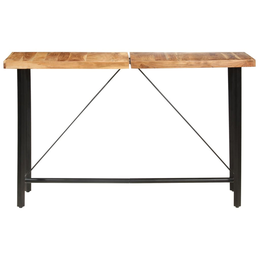 Baaripöytä 180x70x107 cm täysi akaasiapuu