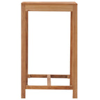 Ulkobaaripöytä 60x60x105 cm täysi tiikki