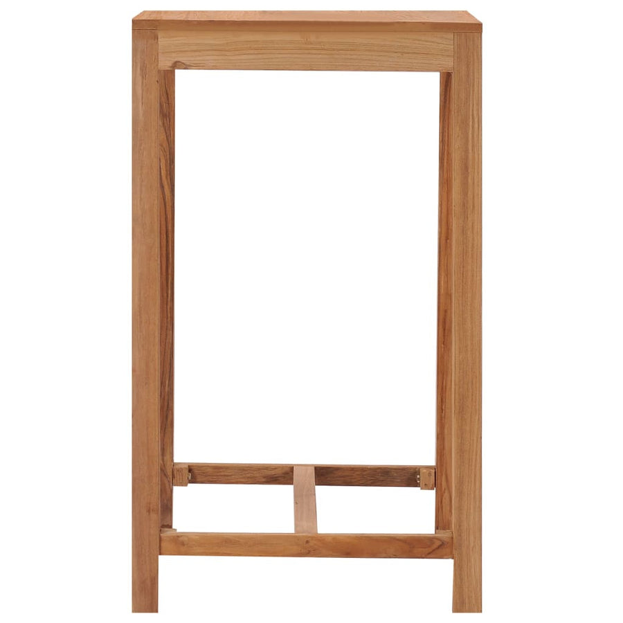Utomhusbarbord 60x60x105 cm massiv teak