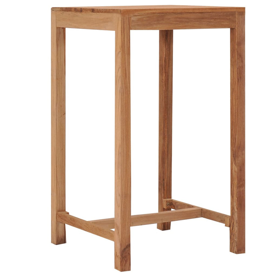 Utomhusbarbord 60x60x105 cm massiv teak