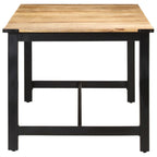 Matbord 180x90x76 cm massivt grovt mangoträ