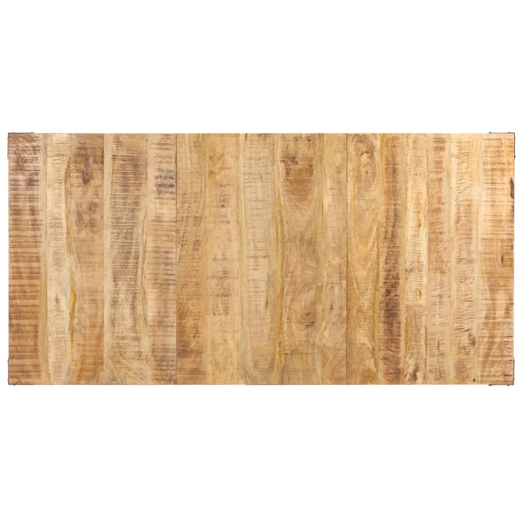 Matbord 180x90x76 cm massivt grovt mangoträ