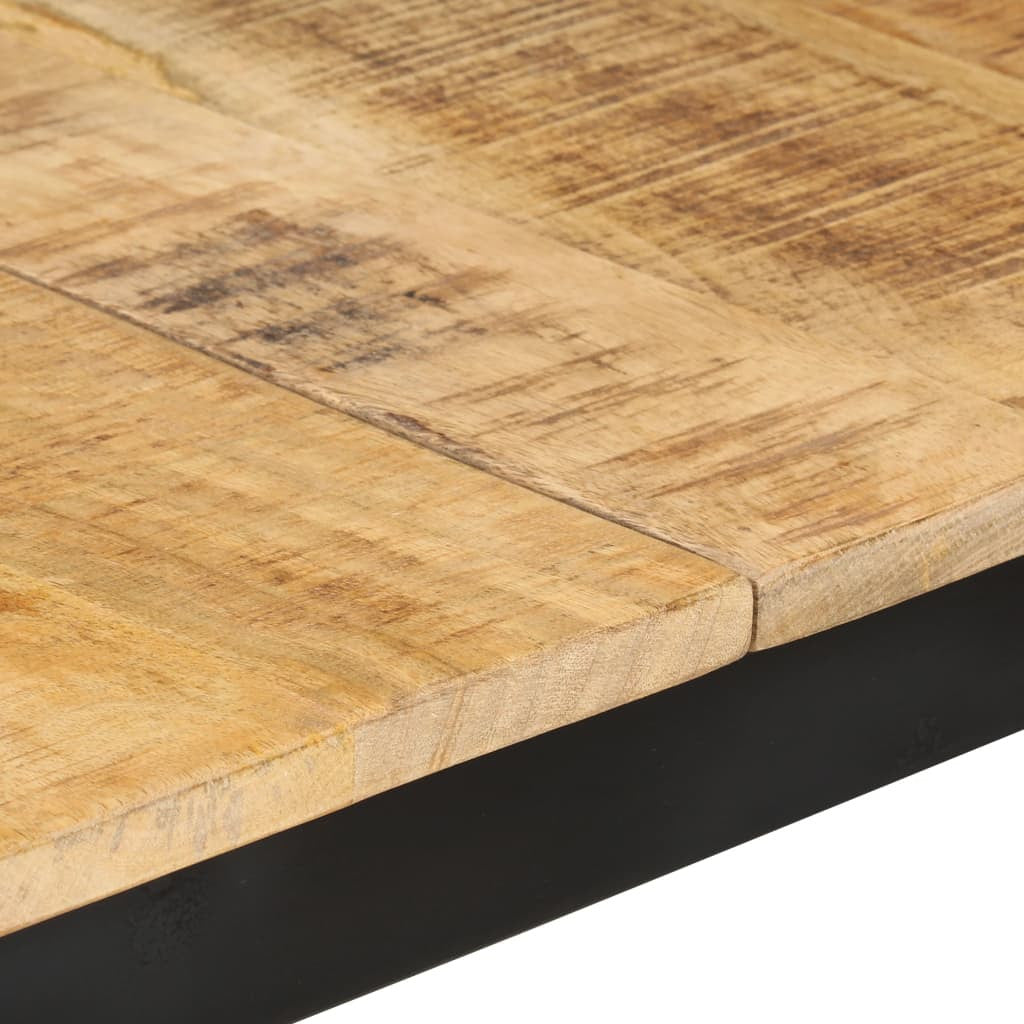 Matbord 180x90x76 cm massivt grovt mangoträ