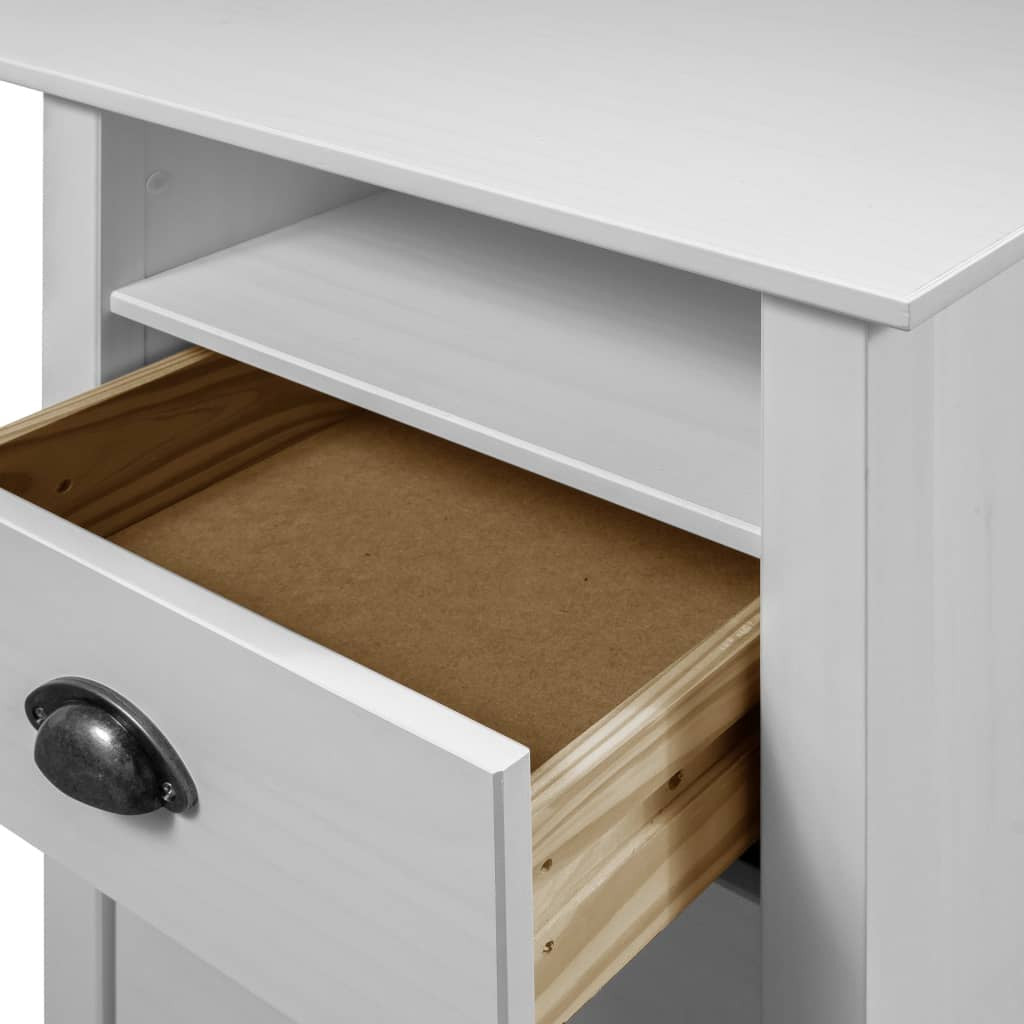 Työpöytä Hill Range 3 laatikolla 120x50x74 cm täysi mänty