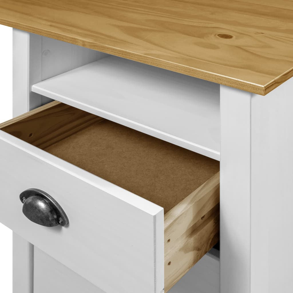 Työpöytä Hill Range 3 laatikolla 120x50x74 cm täysi mänty