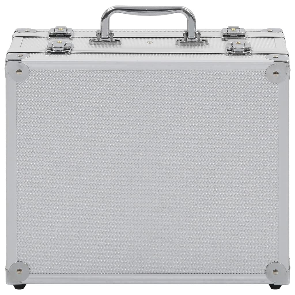 Asekotelo 31x26cm alumiini ABS hopea