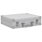 Asekotelo 26x31cm alumiini ABS hopea