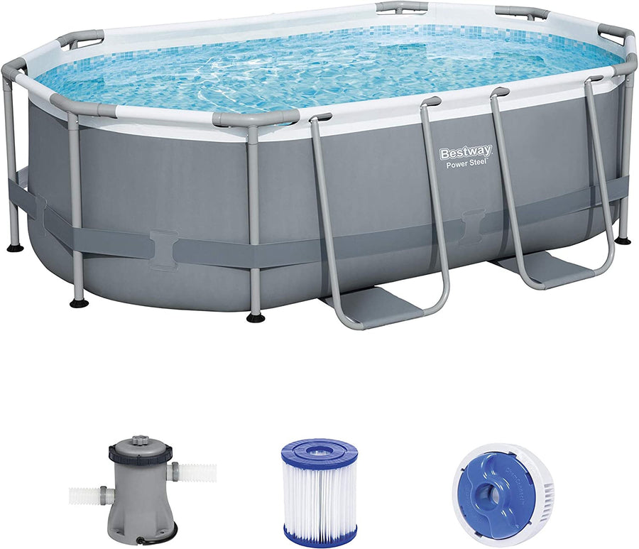 Bestway Power Steel Swimming Pool, 305 x 200 cm, 3668 l